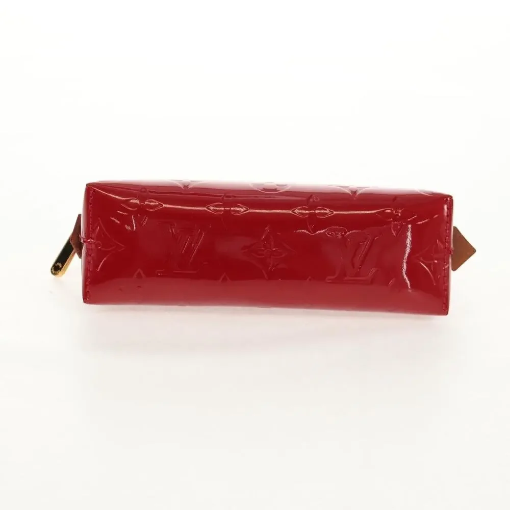 Louis Vuitton Monogram Vernis Pochette Pouch Rose Indian Pink